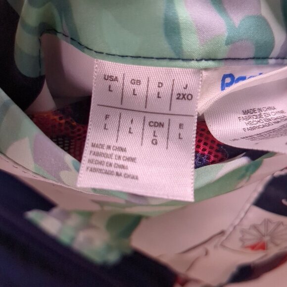 Reebok Reversible All Over Print Windbreaker Lemar & Daubed Jacket Mens Large - Picture 15 of 16